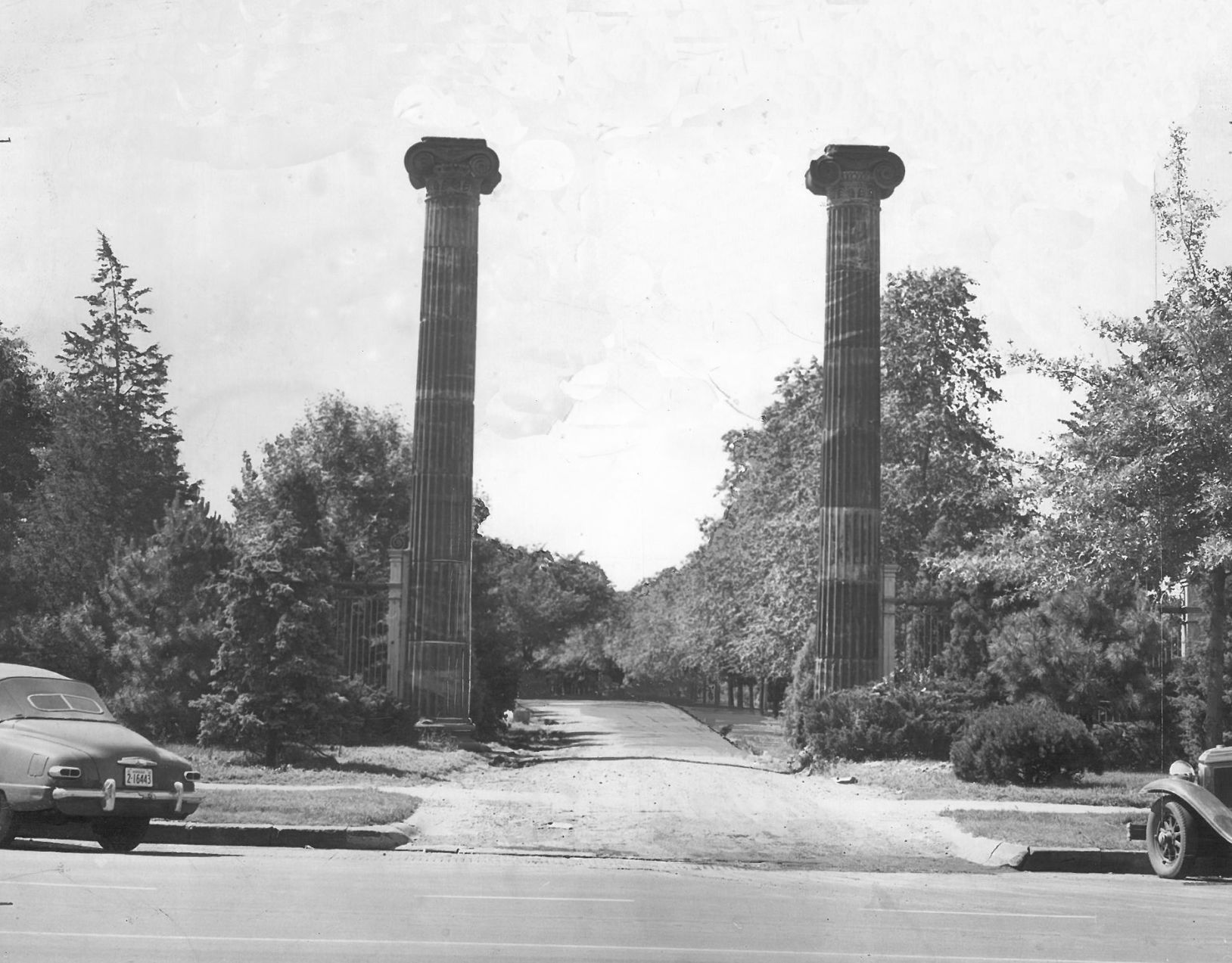 Stulpai Pionierių parke